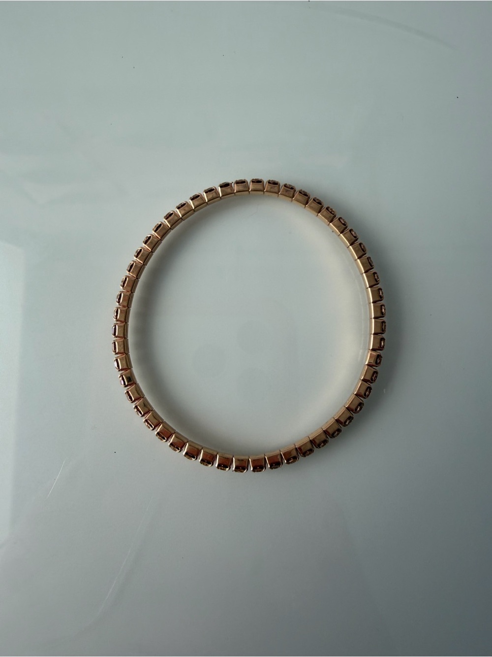 Elegant Rose Gold Stretch Bracelet